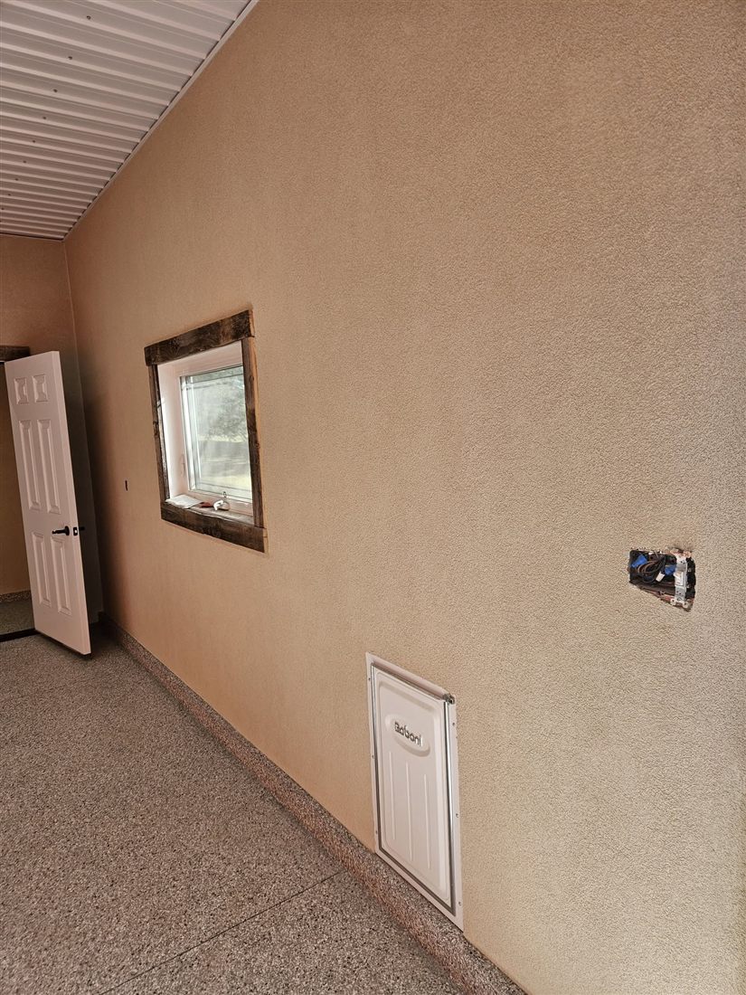 Interior acrylic wall finish by True North Parging